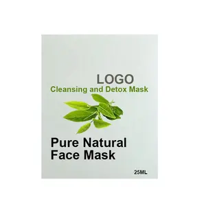 Mascarilla facial de desintoxicación Bio Tea Tree de la mejor calidad de fábrica, mascarilla facial antiacné e hidratante para la piel