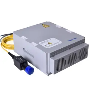 Raycus 30W RFL-P30Q Q-switched Pulso 1064nm Laser De Fibra de Saída da Fonte de Gerador Do Laser de Lente Protetora do Conector