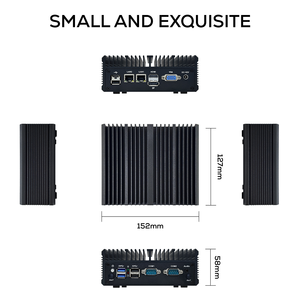 New N100 N150 không quạt Mini PC Dual Lan Com Windows 11/10 Linux gồ ghề Quad hiển thị wifi6e công nghiệp sử dụng AU/US/CN cắm - Product Image 5