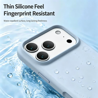 Nouvelle coque de téléphone portable antichoc en silicone liquide 2026 avec trou pour cordon multi-positions, protection portable pour iPhone 18 Pro Max