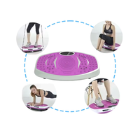 Plaque vibrante de fitness innovante OEM avec fonctions de massage et de vibration, machine d'exercice