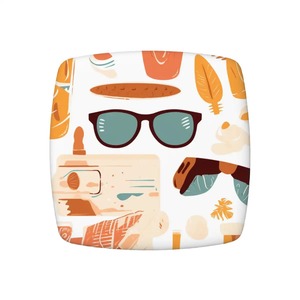 Fundas de asiento de silla de LICRA cuadradas con imagen personalizada para comedor y banquetes de boda, ajuste Universal Flexible para Sillas - Product Image 3