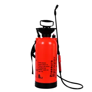 Pulverizador manual de pressão, 8l de ombro único para jardim