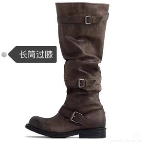 <span class=keywords><strong>Botas</strong></span> holgadas hasta la rodilla para <span class=keywords><strong>mujer</strong></span>, pantorrilla ancha, punta redonda, estilo <span class=keywords><strong>de</strong></span> montar por encima <span class=keywords><strong>de</strong></span> la rodilla, <span class=keywords><strong>botas</strong></span> <span class=keywords><strong>de</strong></span> vaquero para <span class=keywords><strong>mujer</strong></span> con tacones gruesos - Product Image 3