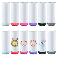 Gobelet isotherme personnalisé de 20 oz, prix d'usine d'origine, bouteille d'eau isolée, gobelet intelligent avec haut-parleur Bluetooth
