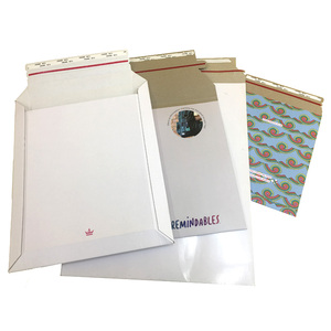 Tùy Chỉnh Không Uốn Cong Các Tông Màu Trắng Gửi Thư Phong Bì Với Vỏ Đóng & Đóng Dấu Và Dải Xé Dễ Mở - Product Image 5