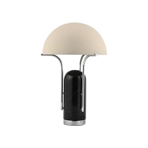 Lámpara de mesa de mármol minimalista moderna, diseño de hongo LED E27 para sala de estar, dormitorio, estudio, iluminación decorativa - Product Image 5