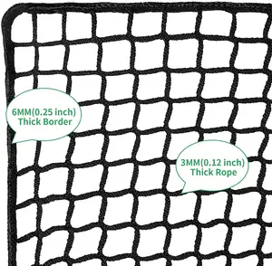 Baseball Backstop Nets Nylon Baseball Netting Pro High Impact Sports Netting Material 10'x10'