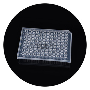 Yueside 96 Well Pcr <b>Plate</b> 0.2ml Flat Convex <b>Surface</b> With Skirt Sealed Sterile Laboratory Microplate - Product Image 4