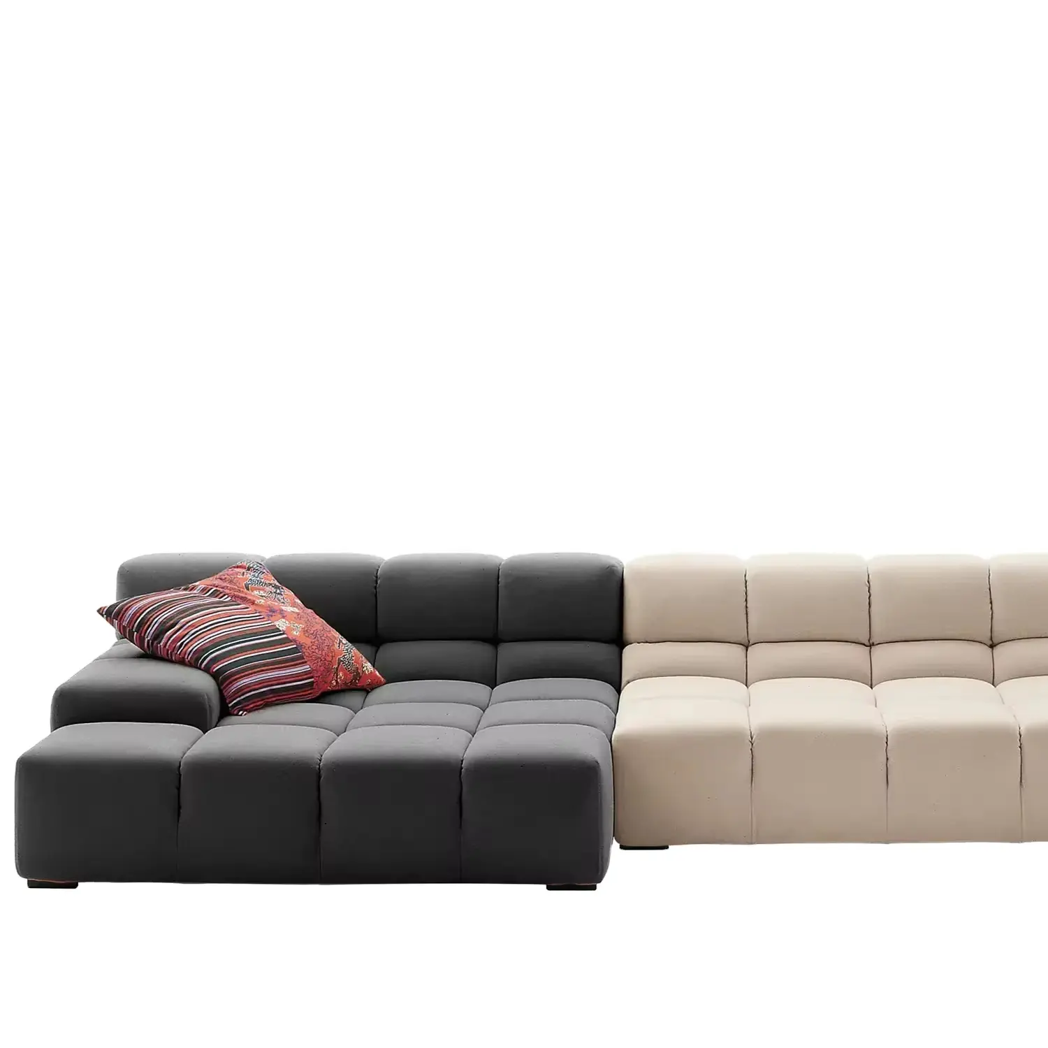 Lüks tarzı modüler kanepe kadife kumaş kesit kanepe tuliving kanepe oturma odası için