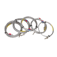 Sonda de Control de Temperatura de Alta Precisión Tipo K J E con Rosca M6, Termopar de Superficie con Cable de Detección de 1m, OEM/ODM XRKC