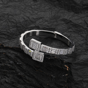 Zircon Men's <b>Bracelet</b>, <b>Copper</b> Inlaid Zirconium <b>Bracelet</b> Couple Gold Plated <b>Bracelet</b> Tanjing Fashion Lijing Necklace - Product Image 1