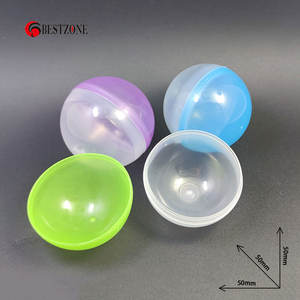 2英寸或50毫米或5厘米半透明半纯色自动售货机玩具塑料PP胶囊 - Product Image 5