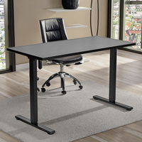 Chaise de salle à manger moderne SAMDI, neuve, pour jeux vidéo, table d'ordinateur, mobilier de maison noir, hauteur réglable, en métal et fibre de carbone
