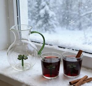 <span class=keywords><strong>Carafe</strong></span> à thé en verre borosilicate haute qualité, transparente, faite à la main, personnalisable et créative, pour la maison - Product Image 5