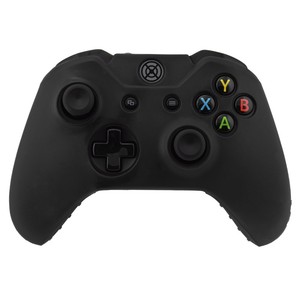 For XBox One Controller Black Silicone Rubber Protective Skin Case