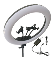 Lampu Ring Fill Light 18-Inci untuk Studio Video, Siaran Langsung, Konferensi Video - Pencahayaan Fotografi