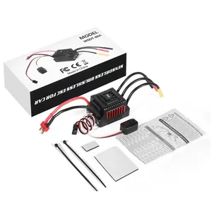 Neebrc 60A Không Thấm Nước Sensorless Không Chổi Than Esc Bec T/Xt60 2-3S Cho 1/10 <span class=keywords><strong>RC</strong></span> Off-Road Xe Bánh Xích Quái Vật Buggy Xe Tải On-Road Phần - Product Image 5