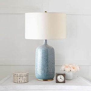 <span class=keywords><strong>Lampe</strong></span> de table en céramique moderne <span class=keywords><strong>SIMIG</strong></span> avec abat-jour en tissu, <span class=keywords><strong>lampe</strong></span> de lecture LED pour la décoration de la maison, <span class=keywords><strong>lampe</strong></span> de bureau originale pour le salon, la chambre à coucher - Product Image 3