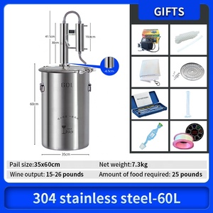 60L 304 thép không gỉ Nhà chưng cất rượu <span class=keywords><strong>Whisky</strong></span> rượu Brandy rượu thiết bị chưng cất - Product Image 6