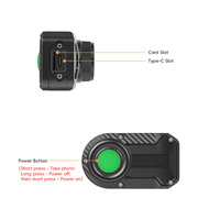 Caméra de tableau de bord pour moto Podofo, étanche IP66, enregistrement en boucle, suivi, 1080P HD, mini enregistreur WiFi sans écran, vente en gros OEM