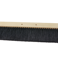 Balai à béton avec manche en bois de 24/36 pouces, poils en nylon