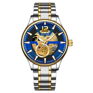 Montre pour homme, étanche, bracelet en acier, montre tendance, montre automatique mécanique - Product Image 6