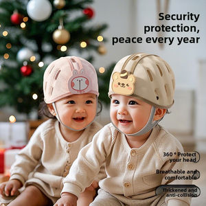Gorro de Seguridad Anticaídas para Bebés que Aprenden a Caminar, Casco Ajustable y Transpirable de Algodón, Protección para la Cabeza de Niños Pequeños de 0 a 3 Años - Product Image 6