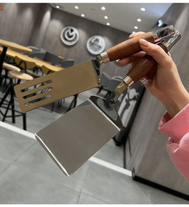 Syh259 Maison et Cuisine 2024 Variété <span class=keywords><strong>Professionnel</strong></span> <span class=keywords><strong>En</strong></span> Acier Inoxydable Barbecue Plat Plaque Spatule <span class=keywords><strong>Pizza</strong></span> <span class=keywords><strong>Pelle</strong></span> avec Manche <span class=keywords><strong>En</strong></span> <span class=keywords><strong>Bois</strong></span> - Product Image 2