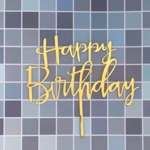 Hot Selling Custom Multi-color Size <b>Baking</b> Decoration Party Birthday Wedding Cake Toppers - Product Image 4