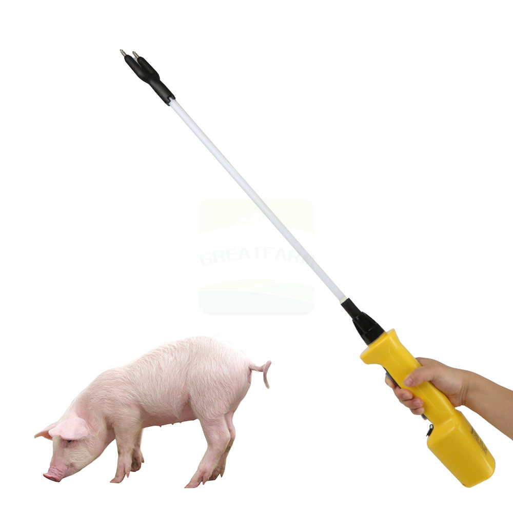 <strong>Pig</strong> Farm Waterproof Electric <strong>Pig</strong> Cow Cattle Drive Stick Prod Lighting Hog <strong>Pig</strong> Handle Long Prod