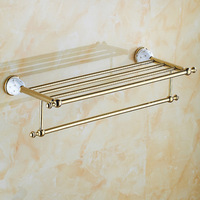 Ensemble d'accessoires de salle de bain en or à fixer au mur, ensemble de quincaillerie de salle de bain 4 pièces
