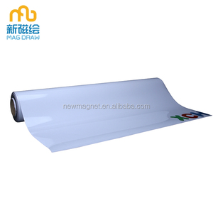 Feuilles de tableau blanc magnétique effaçables à sec non adhésives avec film en fer doux et PET, grand rouleau pour murs - Product Image 6