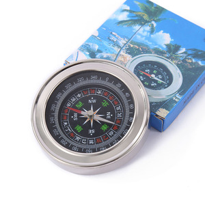 Stainless Steel Compass 75mm Handheld Outdoor Adventure Camping Navigation Tool - Product Image 4