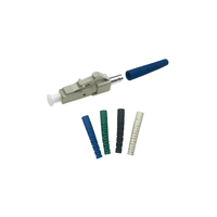 Manchon de protection pour connecteur fibre optique LC, longueur 35 mm, diamètre intérieur 3,8 mm, robuste, avec décompression longue, à sertir, monomode simplex