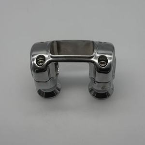 Rehausseurs modifiés en chrome CNC de 1,25 pouce pour Harley <span class=keywords><strong>M8</strong></span> Softail Breakout <span class=keywords><strong>Street</strong></span> <span class=keywords><strong>Bob</strong></span> - Product Image 4