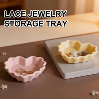 Moules en silicone en forme de cœur pour résine et béton, moules en silicone en forme de cœur pour la Saint-Valentin, porte-bougie, plateau à bijoux, moule en résine