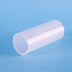 LANDU Frosted Acrylic Tube With LED Lighting Milk White Diffusing Polycarbonate Optional Cutting And Moulding Services