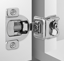 Bisagra de puerta de gabinete de aleación de zinc con cierre suave hidráulico de superposición completa GQK para cocina, hogar, oficina, hospital, parque, villa - Product Image 4