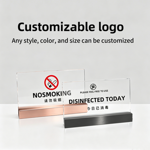 Stainless Steel Menu Rack Double-sided Display Stand Price Tag Board <strong>Table</strong> <strong>Card</strong> Desk <strong>Card</strong> - Product Image 3