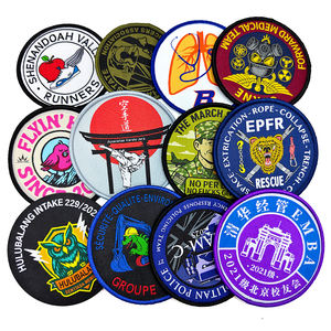 カスタム環境にやさしい3Dシェニール刺繍ロゴ帽子パッチパーソナライズ花ハート形バッグ用 - Product Image 1