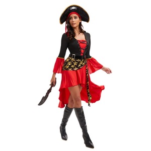 <span class=keywords><strong>Disfraz</strong></span> <span class=keywords><strong>de</strong></span> <span class=keywords><strong>Pirata</strong></span> Sexy para <span class=keywords><strong>Mujer</strong></span>, <span class=keywords><strong>Disfraz</strong></span> <span class=keywords><strong>de</strong></span> Capitana <span class=keywords><strong>Pirata</strong></span>, Reina con Calavera Dorada, <span class=keywords><strong>Disfraz</strong></span> <span class=keywords><strong>de</strong></span> <span class=keywords><strong>Pirata</strong></span> <span class=keywords><strong>de</strong></span> Lujo para Adultos - Product Image 2