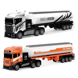 1:16 RC tanker kamyon oyuncak 4 kanal uzaktan kumanda araba yağ tankı kamyonu oyuncak araç