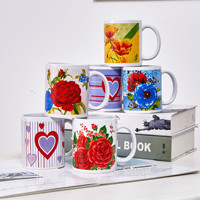 Vente en gros de tasses à café en céramique vierges pour sublimation de 11 oz, tasses à café vierges de haute qualité pour sublimation, tasses à café DIY pour sublimation