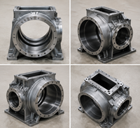 Boîtier de ventilateur industriel robuste usiné CNC |   Fabrication sur mesure pour les équipements miniers et industriels
