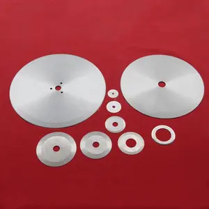 pvc cutting Round Cutter Blade Paper Slitting Cutter Round Carbide Roll Cutting Circular Knives For Disc Paper Blade