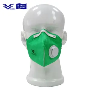 Wegwerp Niet-Geweven Anti-Stofmasker Met Klep, Masker Met Ce Ffp2 Stofmasker