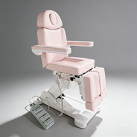 5-Motoren Elektrisch Verstellbarer Massagestuhl für Gesichts-Spa Pediküre Tattoo-Behandlung Physiotherapie 180° Rotation Schönheitsklinik