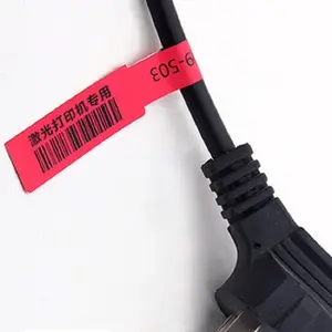 Manufacturer Supplier Self-adhesive Cable Label Waterproof Tear Resistant With Free Print Tool For Laser Printer 1 Buyer