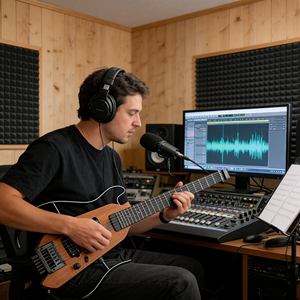 NOUVELLE CONCEPTION Ensemble de guitare électrique sans tête 6 cordes de haute qualité pour les <span class=keywords><strong>cours</strong></span> de guitare pour débutants - Product Image 2